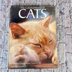 The Colorful World of Cats Hardcover Vintage 1975